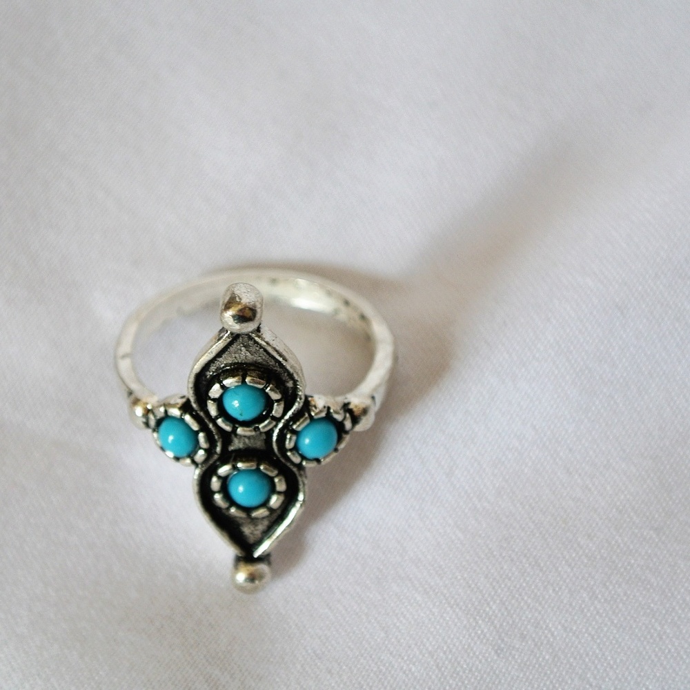 Silver and Turquoise Ring